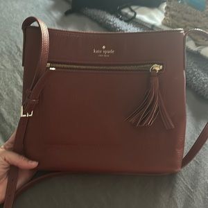 Kate Spade brown crossbody bag. Barely used.